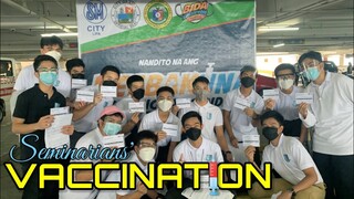 Vlog 32 Seminarians' Vaccination | Pagpapabakuna ng mga Seminarista | Buhay Seminaryo | Batangueño