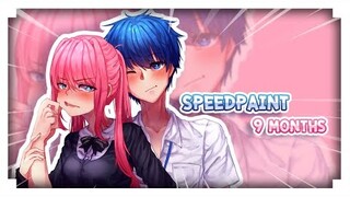 ▶Speedpaint Saiv.2◀ - Happy fully 9 months