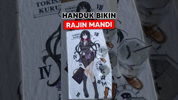 Handuk Dengan Gambar Anime Ini Sangat Yabai