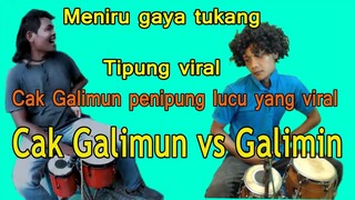 MENIRUKAN GAYA CAK GALIMUN (Tukang tipung lucu)