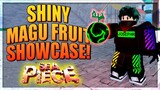 Shiny Magma Fruit Full Showcase - New Strongest Fruit? Sea Piece Magu Magu No Mi