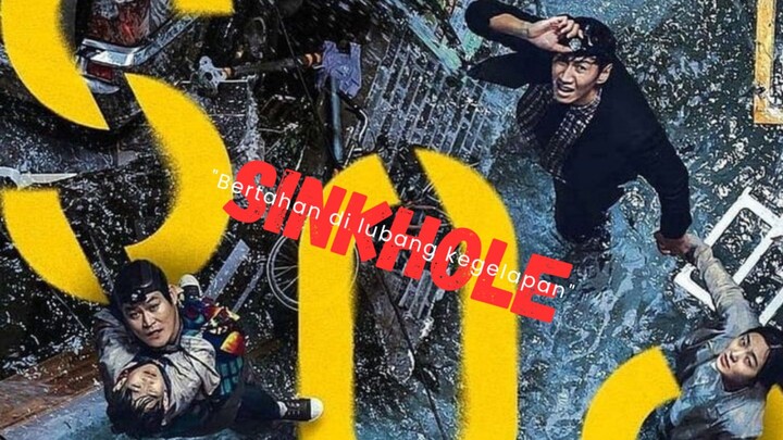 Para penghuni apartemen yang terjebak di lubang misterius