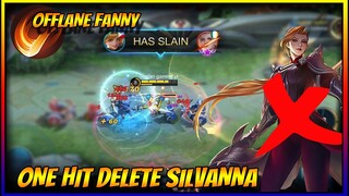 EKIS KA NA SILVANNA | ONE HIT COMBO DELETE FANNY | MLBB