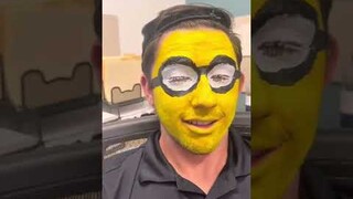 Painted My Boss As A Minion And He Had No Idea...#shorts #tiktok
