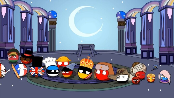 [Polandball] 2021 B station Poland circle New Year's Festival promotional video 60 frames version