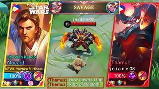 Yuzuke Met Godly Thamuz in Ranked Game | He Said "Bow Down to the King of Lifesteal" | Let's See! 🤭🔥