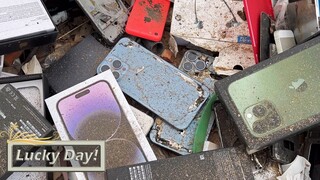 Lucky Day! Found many broken iPhones in the garbage dump! - Restoring iPhone 13 Pro Max