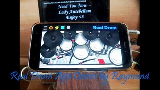 Lady Antebellum - Need You Now(Real Drum App Covers by Raymund)