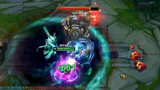 In the new season, AP Zhao Xin can demolish the tower without any soldiers and without any damage.