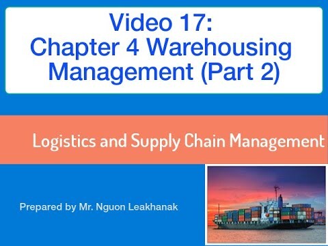 ជំពូកទី៤ ការគ្រប់គ្រងឃ្លាំង (ផ្នែកទី២)