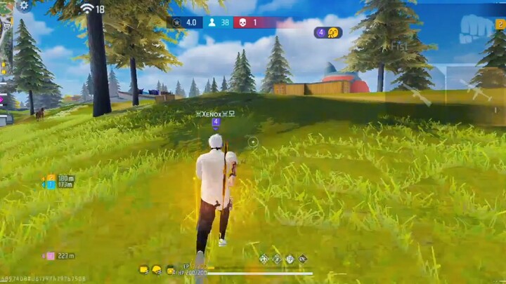 Free Fire 10杀 BR 排位，99%身体伤害Free Fire, 吃鸡, 手游, BR排位, 孟加拉国服务器