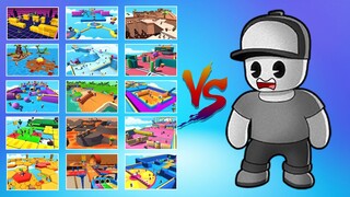 STUMBLE GUYS | RETRO GUY Vs. ALL MAPS |  Tournament Play