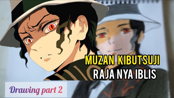 Raja Iblis Muzan Kibutsuji | Coloring Part 2
