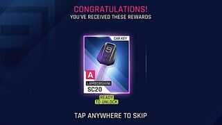 Lamborghini SC20 Car Key Unlocked - Heat Wave Season I - Asphalt 9: Legends