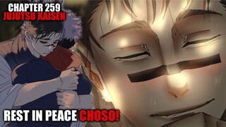 Review Chapter 259 Jujutsu Kaisen - Selamat Jalan Choso!