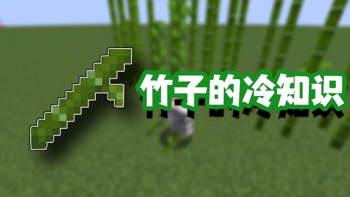 معلومات غريبة عن ماينكرافت: ماذا! حتى الخيزران أصبح لديه معلومات صغيرة في هذا العصر؟