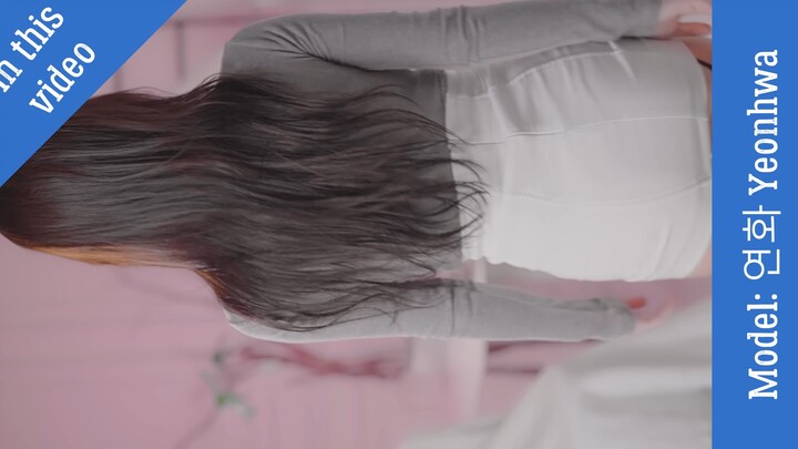 [4K룩북] 놀라운 모델 연화 Yeonhwa 스타킹이 달린 멋진 스커트