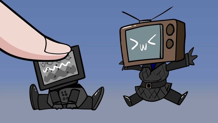 카와이 스키비디 토일렛 애니메이션 _ Anime Chibi Skibidi Toilet VS Finger Animation _ TV Man and