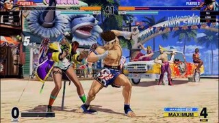 KOF15　世界１位ジョー東　これが最強のスクリューコンボ