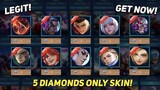 BUY ALL SKIN FOR 5 DIAMONDS ONLY! 2021 NEW EVENT (CLAIM NOW!) | MOBILE LEGENDS BANG BANG