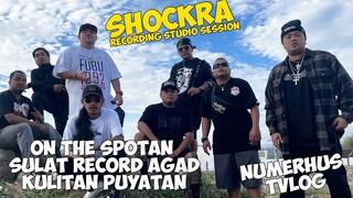 SHOCKRA ( Recording Studio Session + kulitan + puyatan + ) Numerhus Tvlog