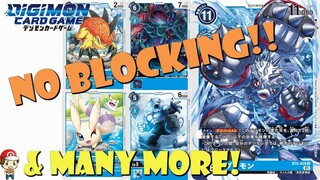 Pukumon Stops You Getting Blocked! & Many Other New Blue Digimon (Digimon TCG - BT6: Double Diamond)