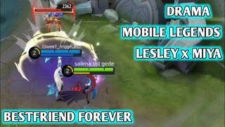 LESLEY x MIYA, BESTFRIEND FOREVER, DRAMA MOBILE LEGENDS