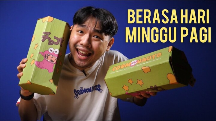 PAKE BAJU INI BERASA NOSTALGIA MINGGU PAGI! Cosmonauts x Crayon Sinchan Review!