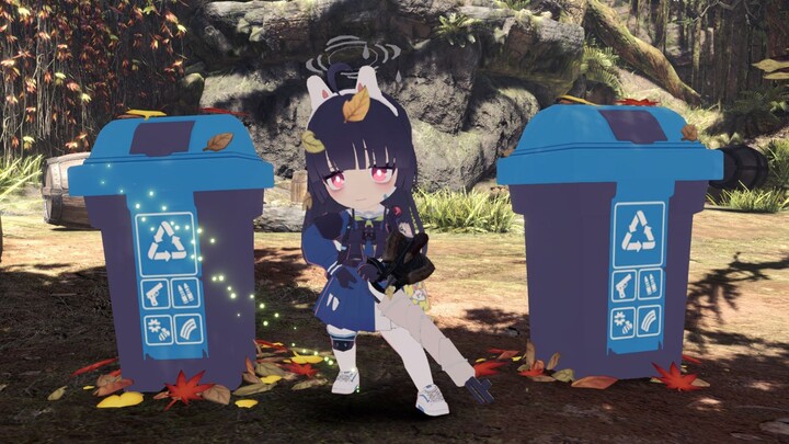 "Cara menggunakan tempat sampah yang benar"