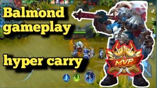 16kill Gameplay balmond hyper carry hard game auto mvp #mobilelegends #mlbb