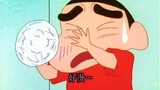 Crayon Shin-chan's food is restored, and the super-large rice balls made are really restored one-to-