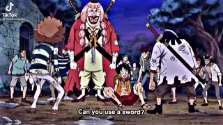 Luffy Using A Sword