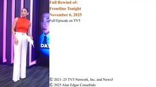 Full Episode on TV5 | Frontline Tonight Rewind – November 6, 2025