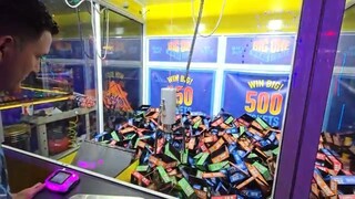 We Won Giant Tickets from the HUGE Claw Machine!