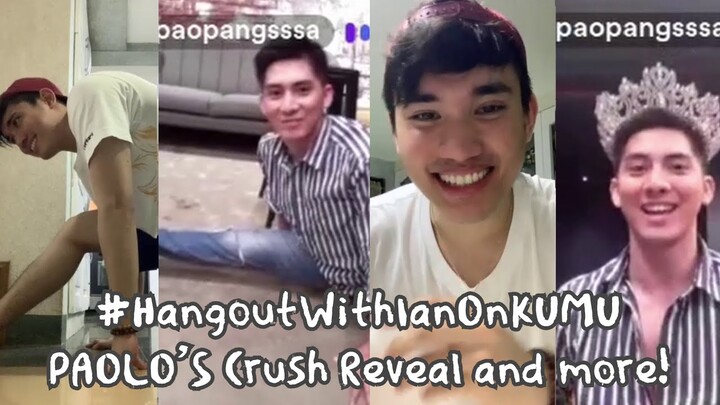 Paolo's Crush Reveal | Highlights of Ian's 1st Live on Kumu Feat. Paolo | #PangPang [ENG SUB]