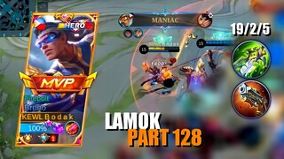 LAMOK PART 128 | BRUNO BEST BUILD AND EMBLEM SEASON 24 | Mobile Legends Bang Bang