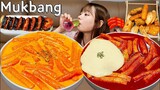 🌶신전떡볶이,치즈매운김밥,모듬튀김,아그와밤🍸 신전에 아그와밤 조합이라..😎 로제떡볶이 분식TTEOKBOKKI MUKBANG ASMR EATINGSHOW REALSOUND 먹방