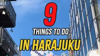 9 THINGS TO DO IN HARAJUKU #japan #tokyo #travel #harajuku