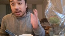ASMR Eating Sounds - Cung Dinh Mushroom Noodles | STORY TIME: I TRADED MY WATER BOTTLE & POP SOCKET