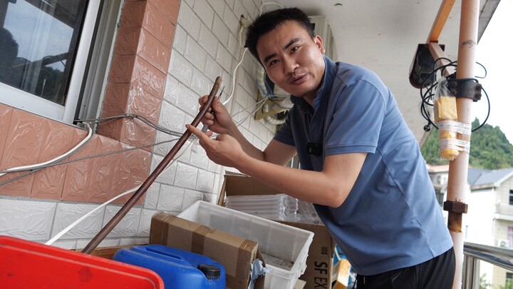 Don’t panic if your AC is leaking—this repair pro shows you how to unclog the drain and save yoursel