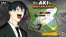 AKI HAYAKAWA in Mobile Legends 😱 CHAINSAW MAN x MLBB