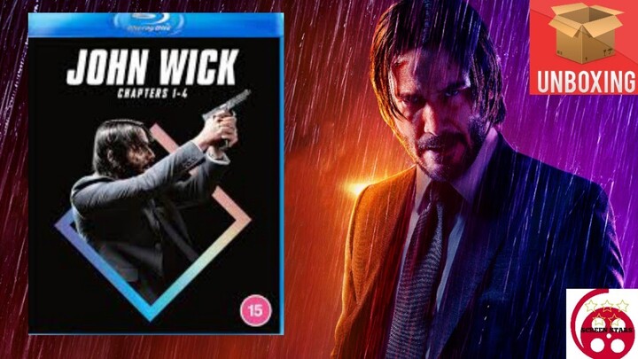 Unboxing John Wick Chapters 1-4 (Blu-Ray Box-set)