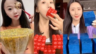 [ASMR] THÁNH ĂN ĐÁ| Ăn Đá lạnh, chocola đông lạnh đa màu sắc| Ice Eating MUKBANG SATİSFYİNG#266