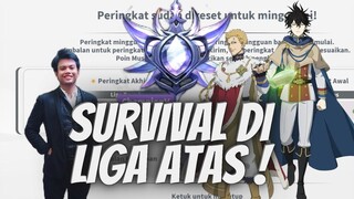 LIGA ATAS SEASON 3 LEBIH BERAT HATI HATI MEMILIH LAWAN 🍀 BLACK CLOVER MOBILE