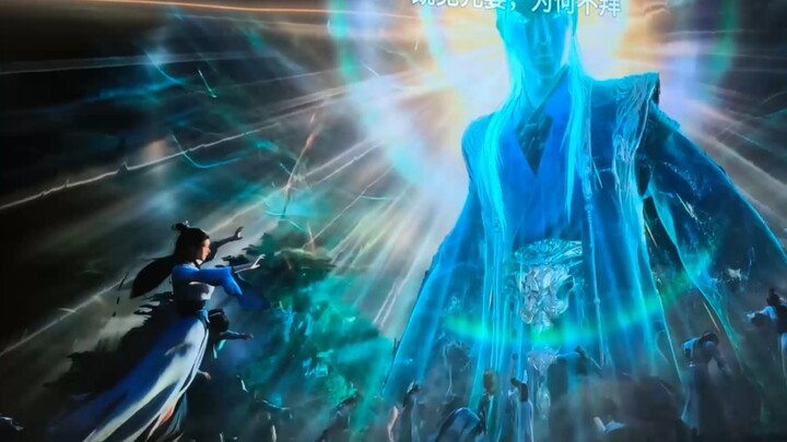 In order to see Han Li forming a baby clearly, I tore off the film on my newly bought 85-inch TV. It