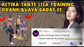 TANTE TRAINING SULTAN  🥰❤️ , COWOK BUAYA TRAINING SOMBONG SEDIH LIHAT INI 🤣 PRANK TRAINING FF