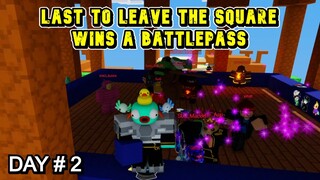 Last To Leave The Square Wins A Battlepass - Roblox Bedwars