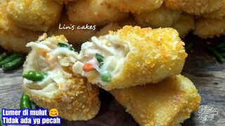 Resep risoles ragout ayam. Lembut, lentur dan tidak robek. Enak mantul