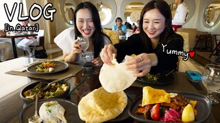 Ep3.🇶🇦 경기 없는 날은 야시장 먹방😯ㅣ카타라컬쳐럴빌리지,알와크라,카타르현지식ㅣHamzy Vlog