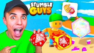 ASÍ FUNCIONA el NUEVO EMOTE ESPECIAL *DADO* de STUMBLE GUYS! 😱